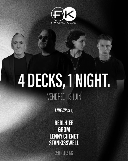 4 DECKS, 1 Night