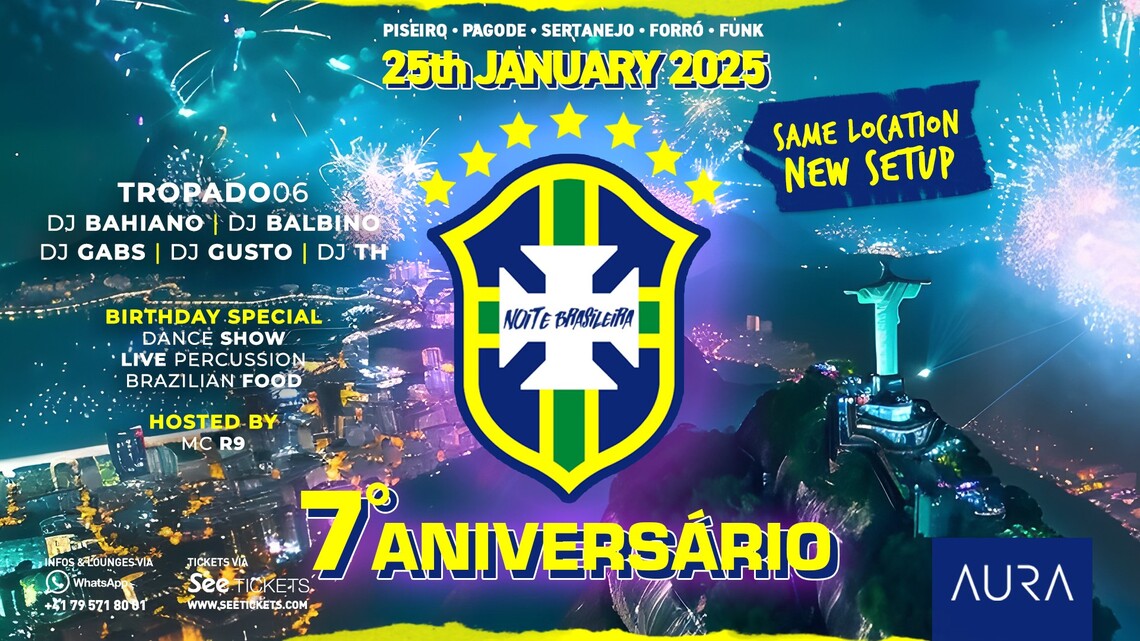 Noite Brasileira 7th Anniversary